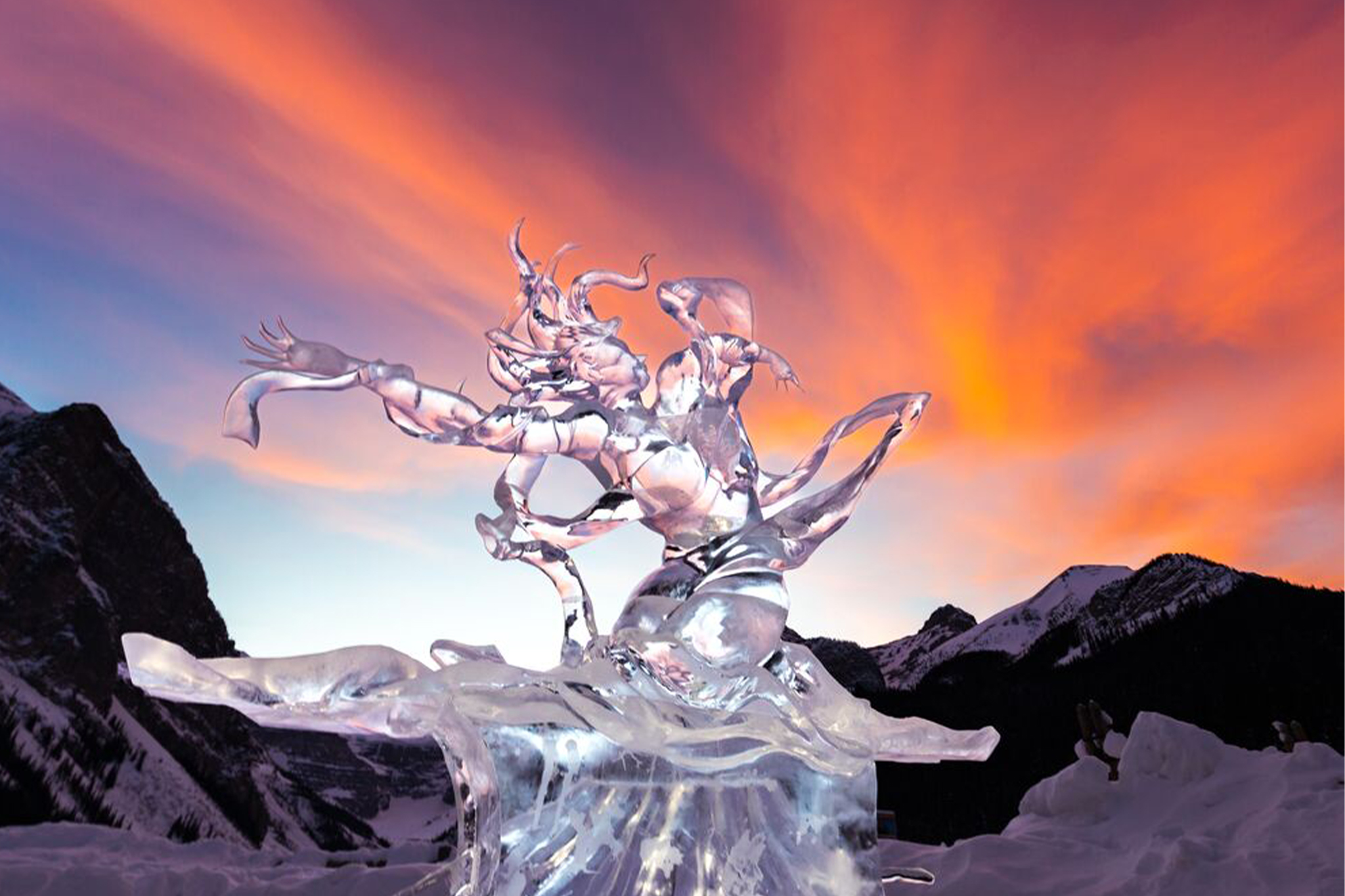 curiocity calgary ice magic lake louise