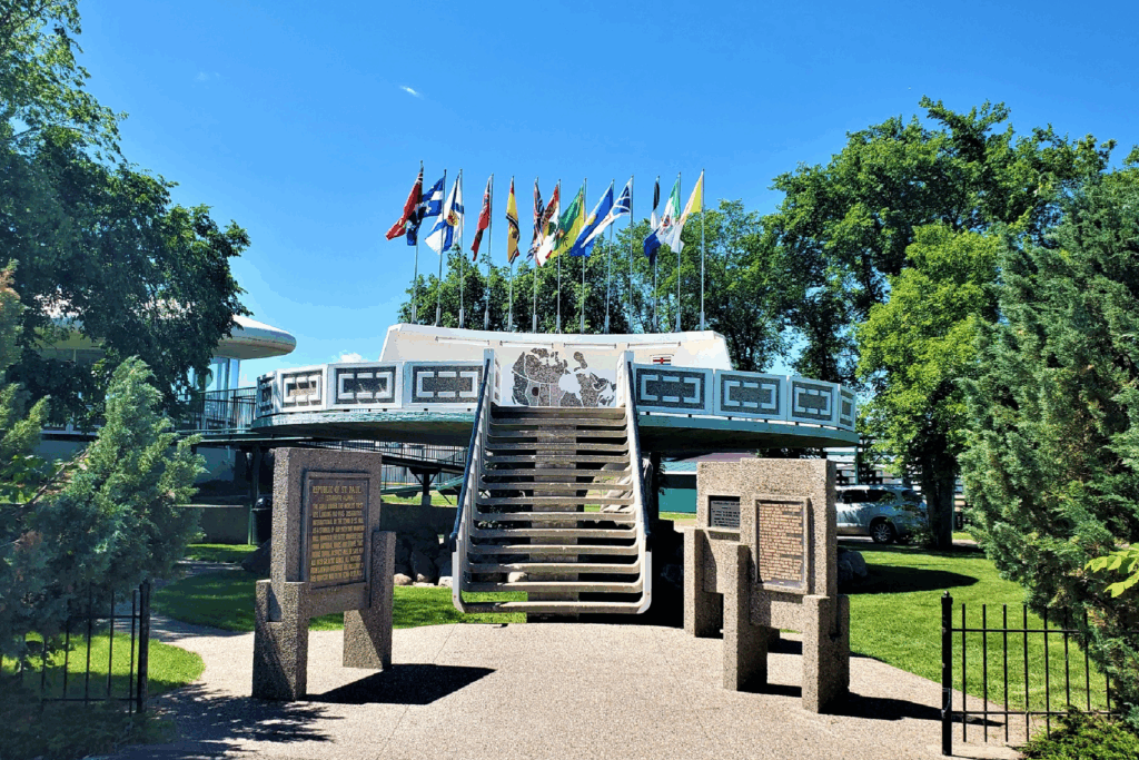 This Alberta town is home to the world’s first UFO landing pad This Alberta town is home to the world’s first UFO landing pad