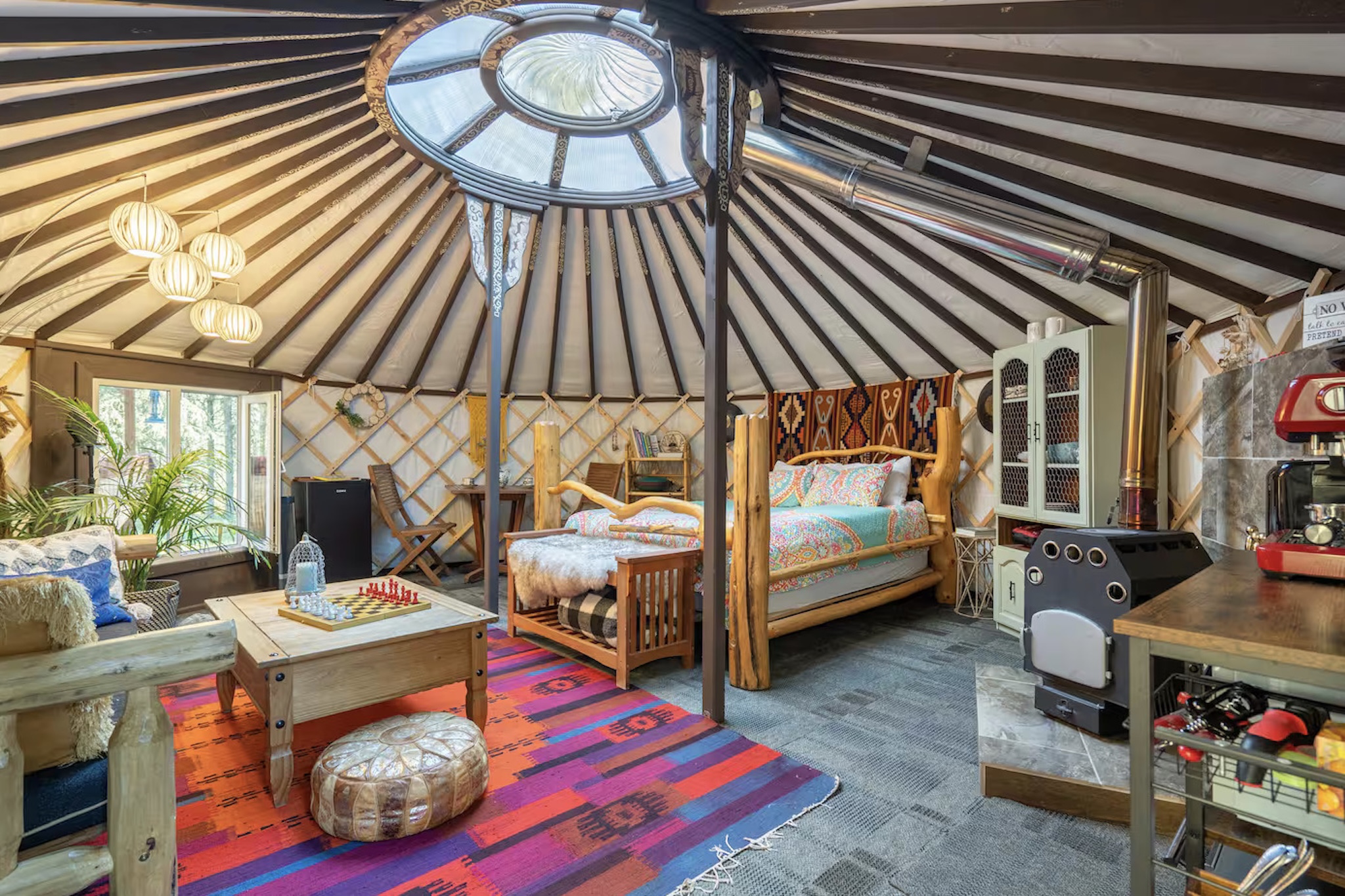 Shanti Yurt located in Bragg Creek Alberta
