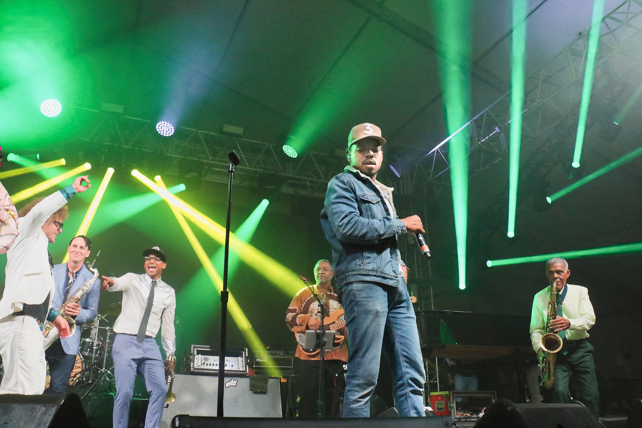 Chance the Rapper performing in concert