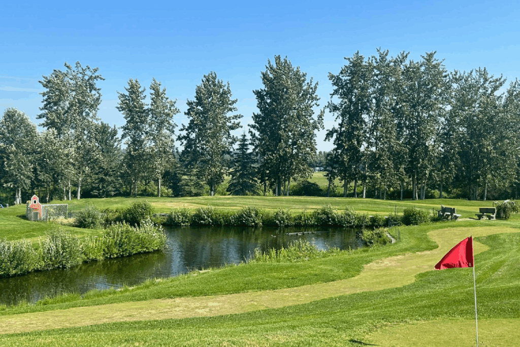 There’s a ranch near Edmonton with putting golf and horse-drawn wagon rides There’s a ranch near Edmonton with putting golf and horse-drawn wagon rides