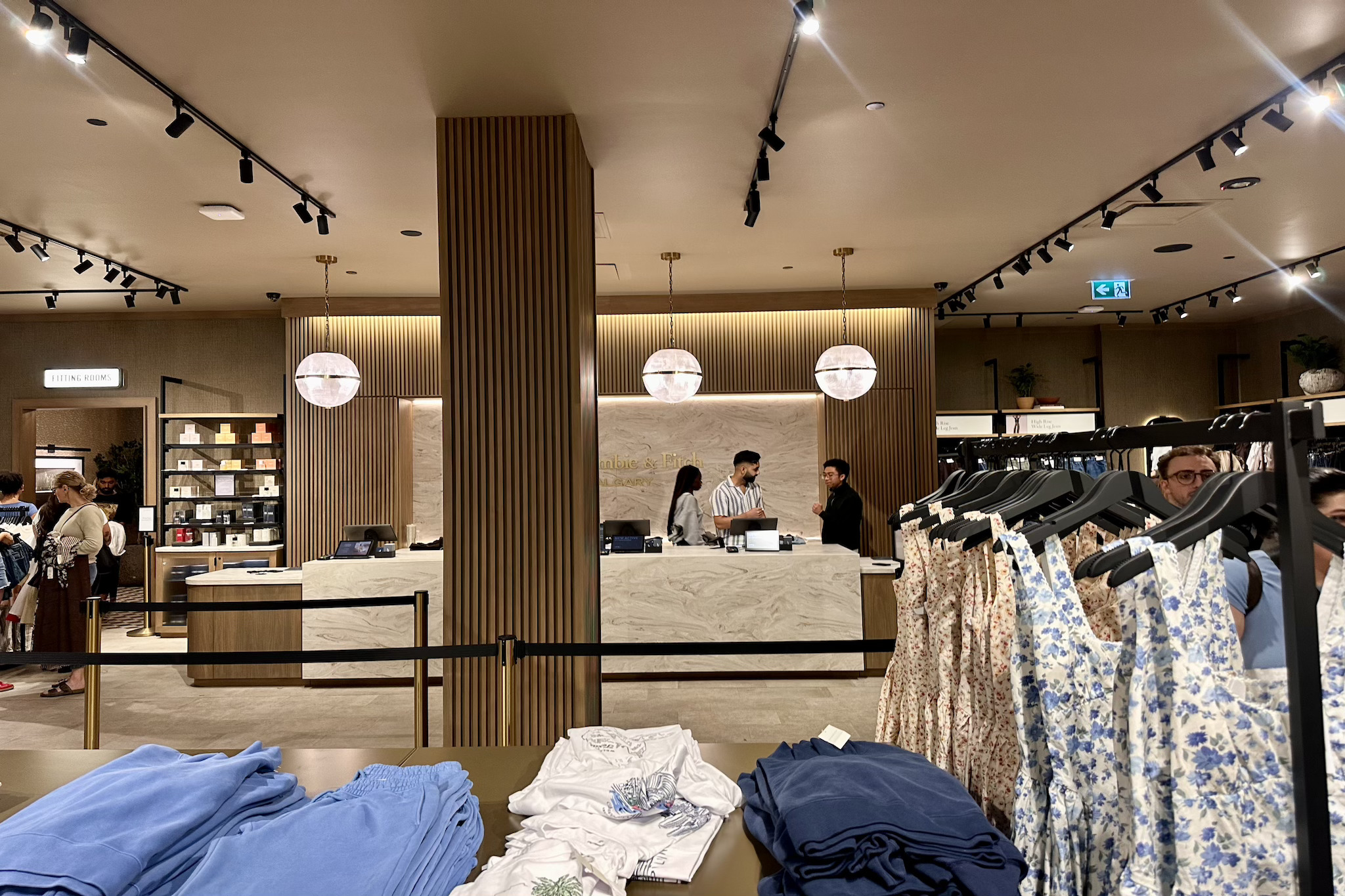 Abercrombie and Fitch new location at CF Chinook Centre in Calgary, Alta.