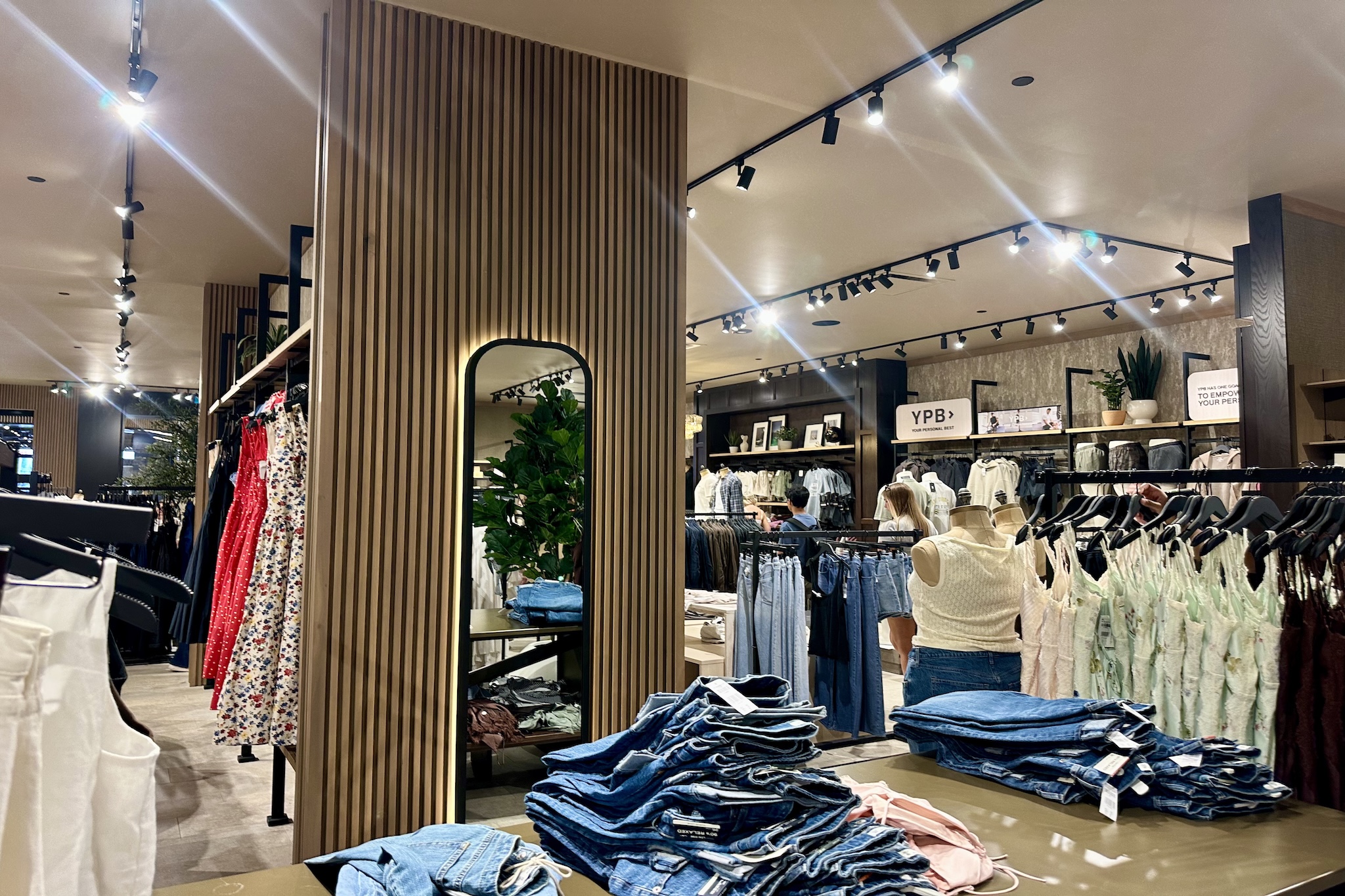 Abercrombie and Fitch women's section at CF Chinook Centre in Calgary