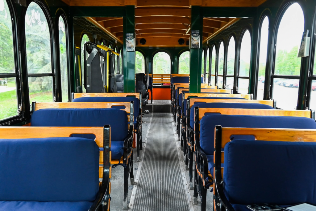 Step aboard this vintage 1920s-style trolley for an Edmonton-wide tour Step aboard this vintage 1920s-style trolley for an Edmonton-wide tour